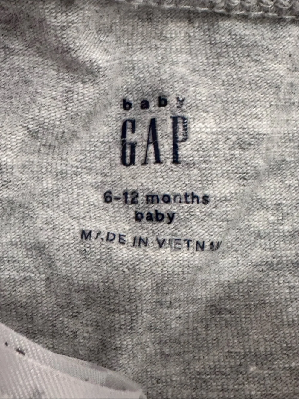 Baby Gap Gray Leggings 6-12M Soft Pull-On Pants Neutral Basic
